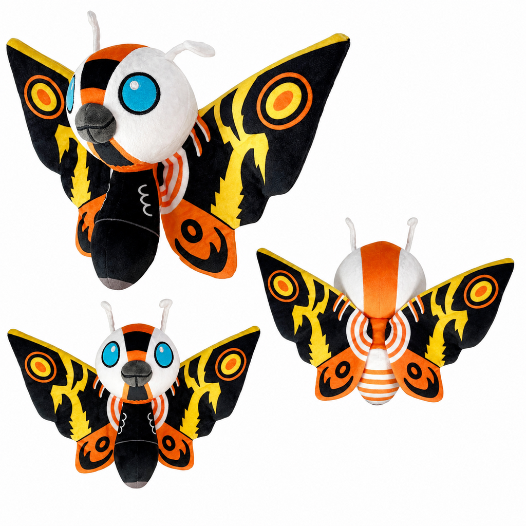 Official Godzilla Original Series Mothra 8" Plush GE Animation Authentic