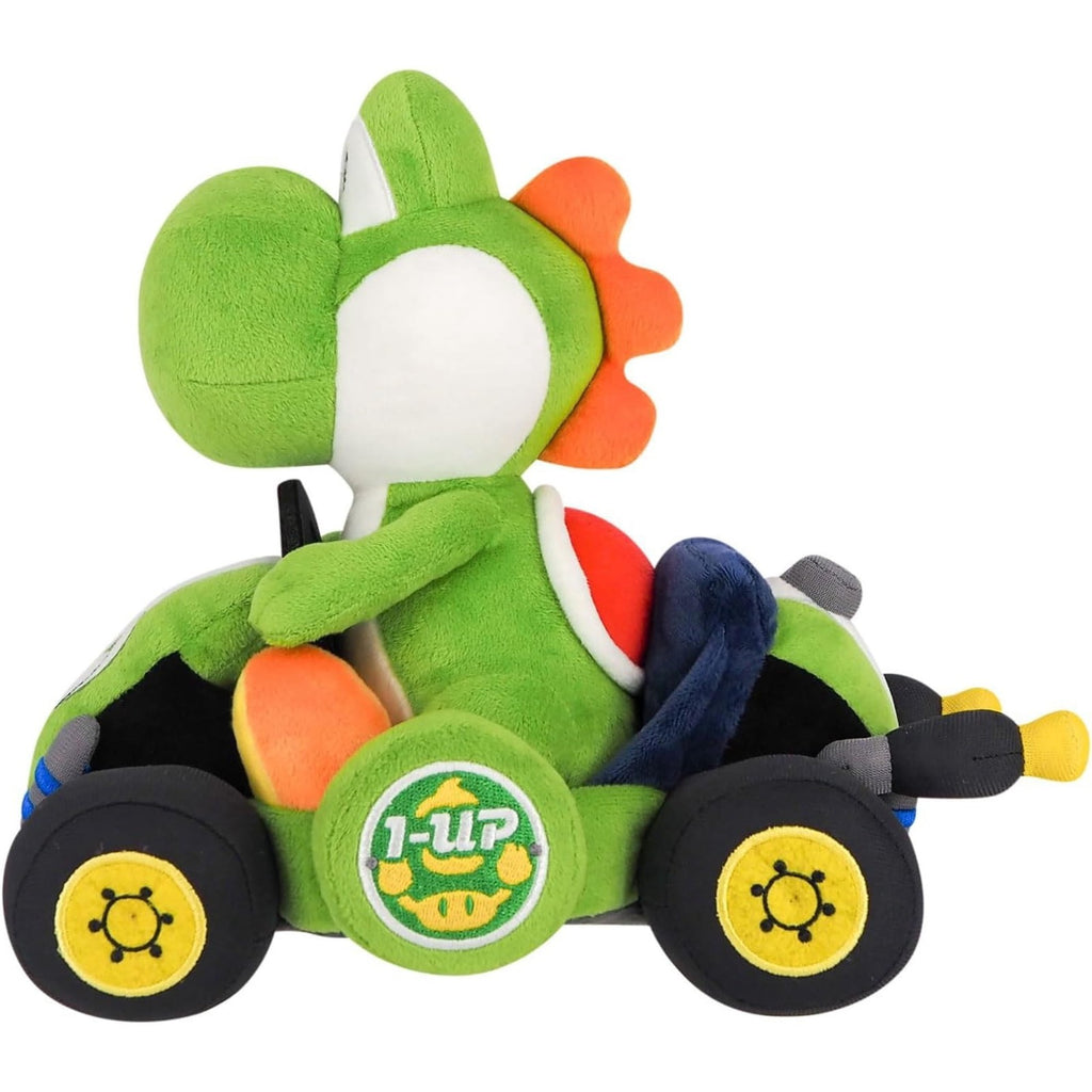 Official Nintendo Super Mario Kart World Yoshi 9" Soft Doll Toys NEW Licensed