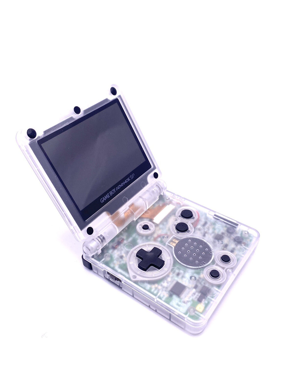 Gameboy Advance SP  Gba Sp IPS V2   in transparent shell with charger bundle