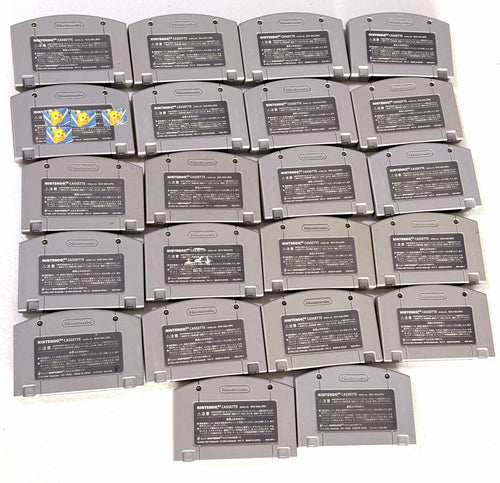 22 Nintendo 64 N64 Japanese Games Lot Tested Working Mario Pokemon
