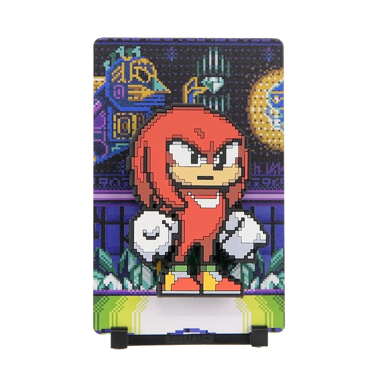 Official Licensed Sonic the Hedgehog KNUCKLES FiGGYZ Pop Magnet 3D Display Stand