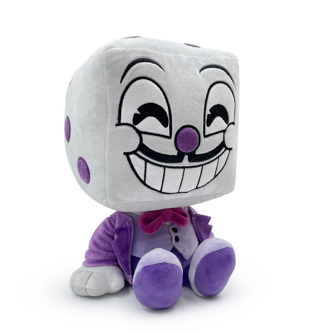 Official Licensed Cuphead Collection  King Dice Sitting 9" Plush Doll Youtooz