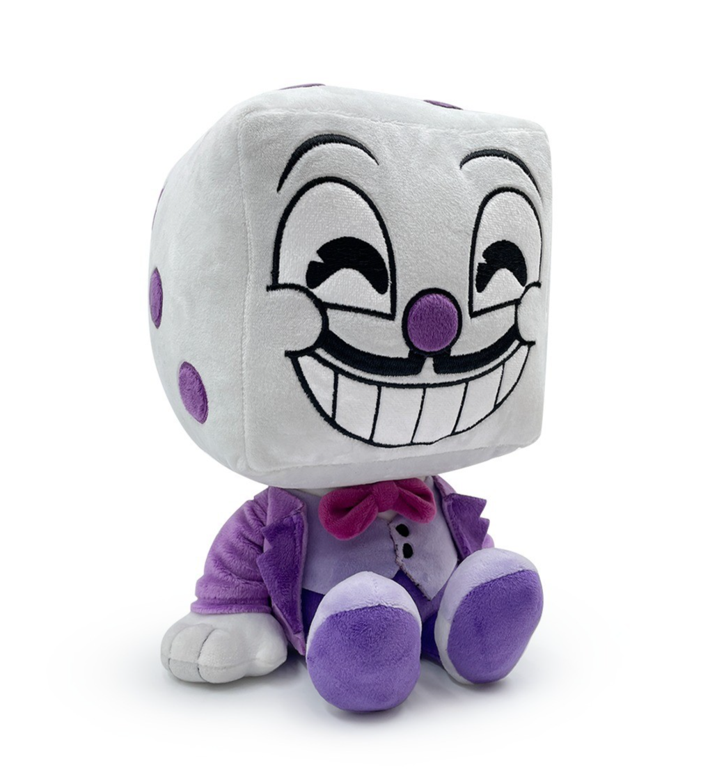 Official Licensed Cuphead Collection  King Dice Sitting 9" Plush Doll Youtooz