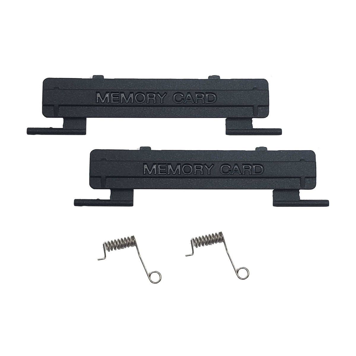 PS2 Memory Card Door Cover with Springs Set Of 2 Replacement for Sony PS2 SLIM