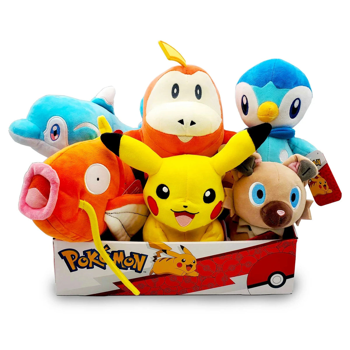 Official Licensed Pokemon Plush 8" Set Pikachu Pokemon Plush Display Assortment