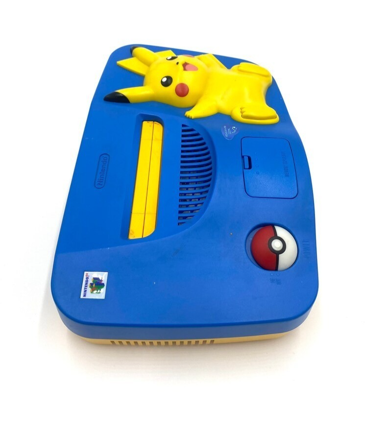 Authentic Nintendo 64 Console Pikachu Blue & Yellow N64 Official Pikachu N64 CIB