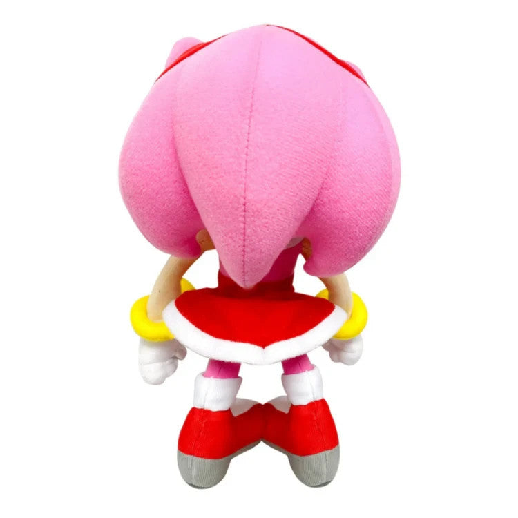 Official Licensed Sonic The Hedgehog Plush Amy Rose in Red Dress Plush 9"