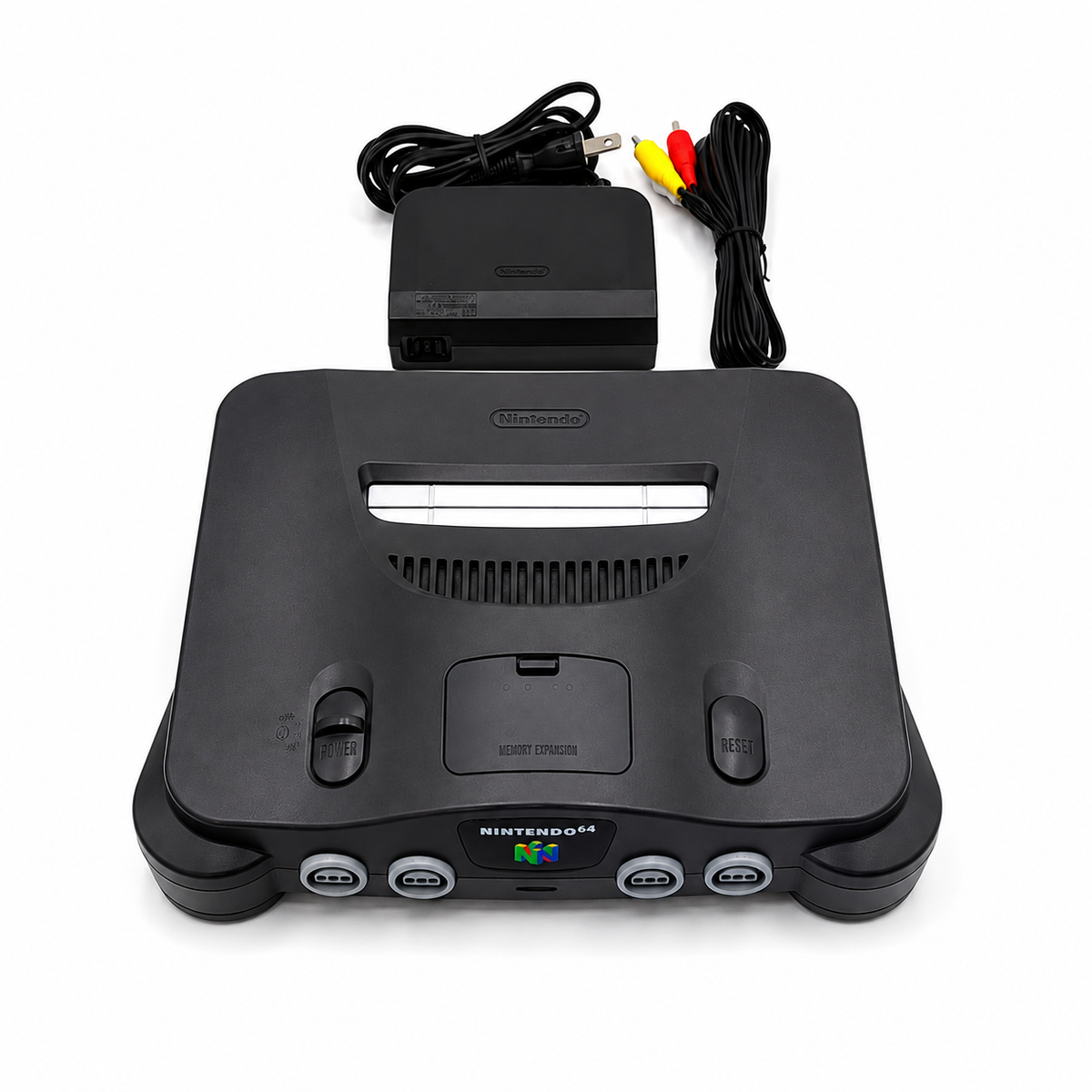 N64 Nintendo 64 Console "Region Free" N64 Console+UP TO 4 NEW CONTROLLERS +Cords